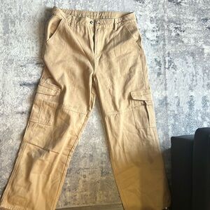 Khaki cargo pants